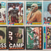 Cleveland Browns Topps NFL Football Trading Cards 1960s to 1980s Vtg Lot of 45