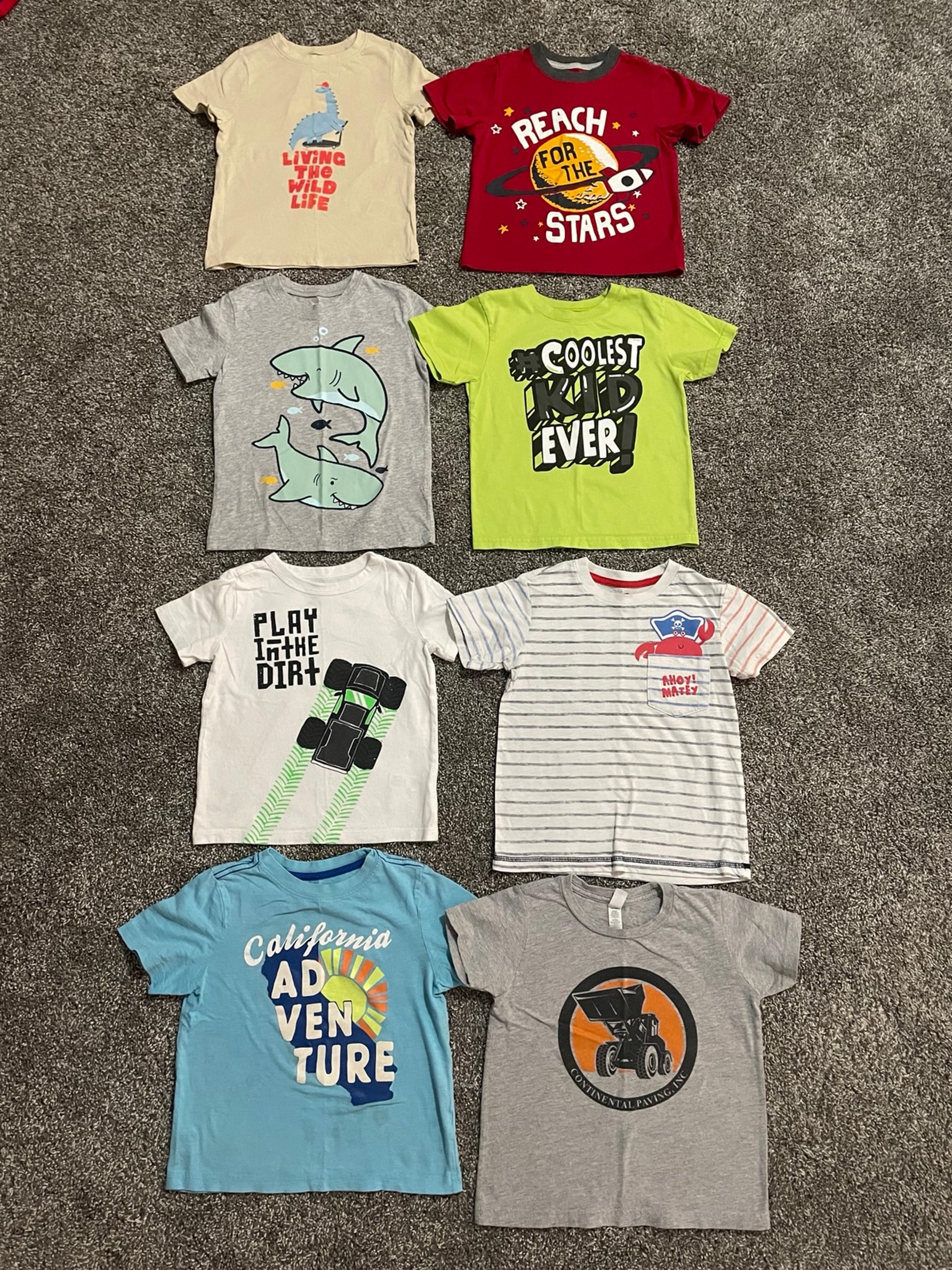 Toddler Boys Short-Sleeve Shirt Bundle - Size 4T