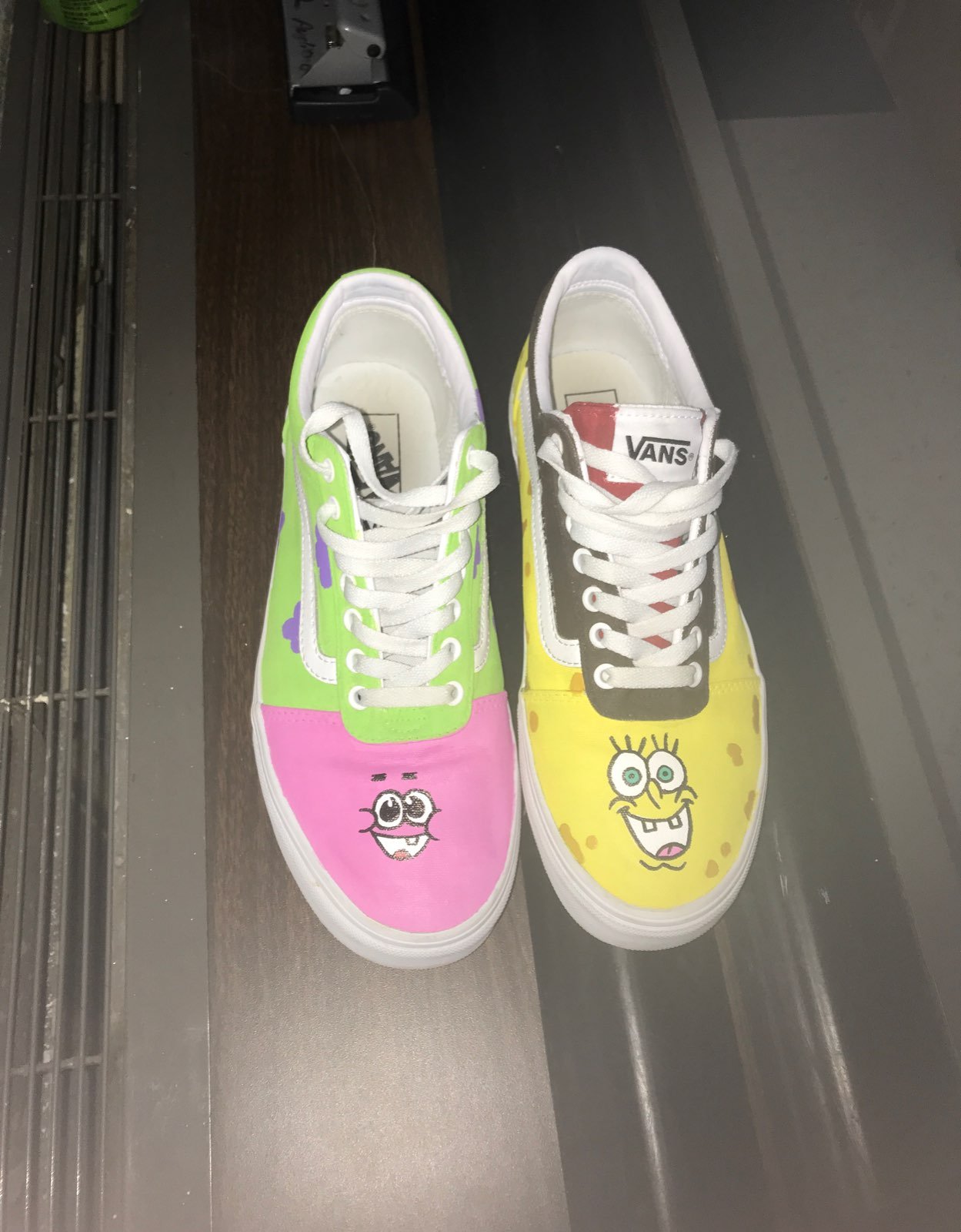 Vans X spongebob&patrick Size10