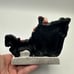 Vintage ENESCO Cast Iron Budweiser Clydesdale Beer Wagon Stocking Hanger Holder