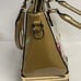 Glossy Vinyl magazine handbag purse convertible hinged lower comp New HB386
