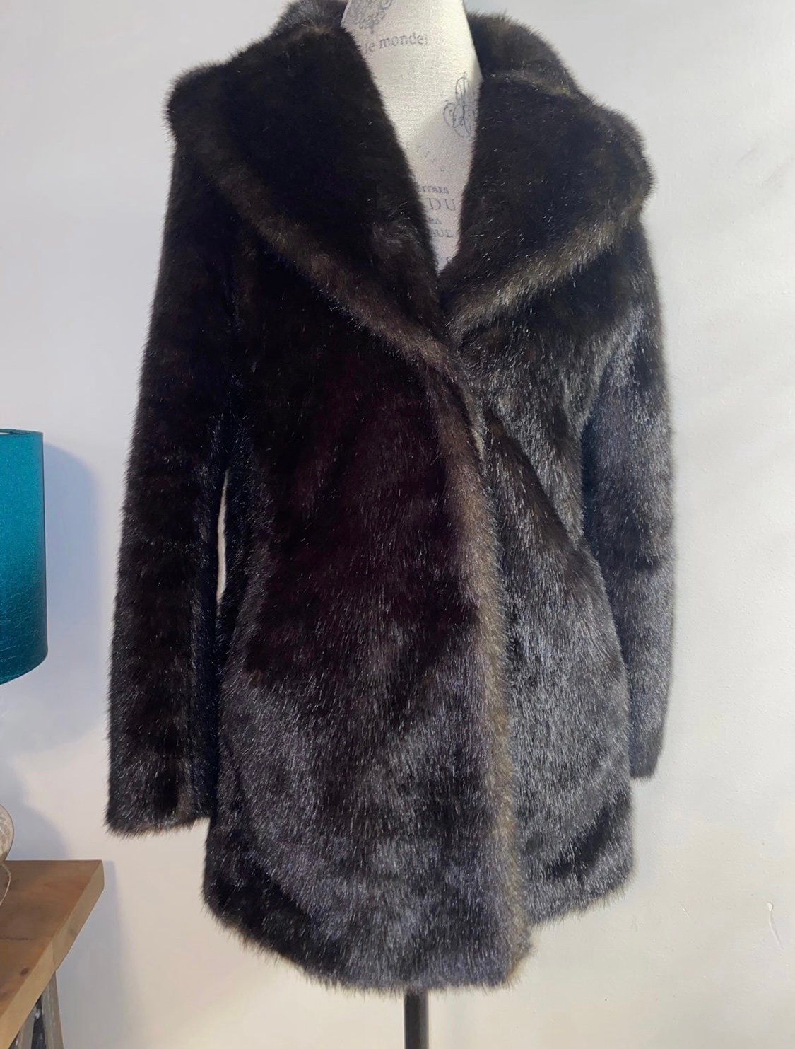 Beautiful faux fur vintage coat