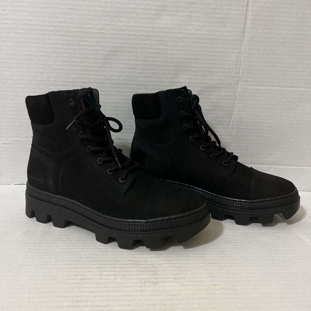 G-STAR NOXER HIGH DENIM Women BOOTS US 9 UK 6.5 EU 40 Black