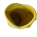 Gurgle Pot Fish Pitcher Jug Vase Ceramic Sunny Yellow 42 Ounce New