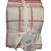 Williams Sonoma SUPER ABSORBENT WAFFLE WEAVE Kitchen Towels Pink Set of 4 New