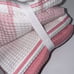 Williams Sonoma SUPER ABSORBENT WAFFLE WEAVE Kitchen Towels Pink Set of 4 New