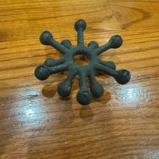 Vintage Dansk Danish Modern Cast Iron Spider Candle Holder