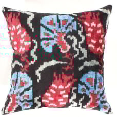 Canvello Turkish Silk Black Throw Pillows - Ti 82