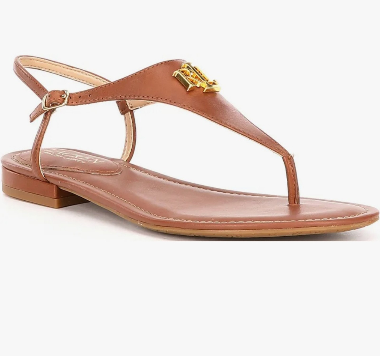 NWOT Ralph Lauren Women's Ellington Sandals Brown Size 7.5