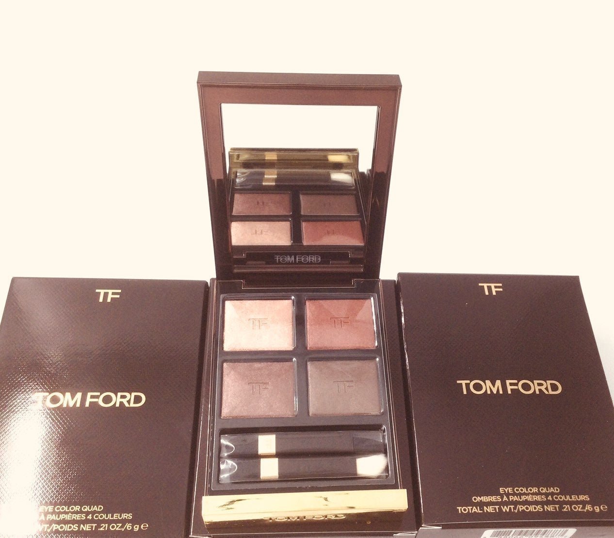 Tom Ford Eye Color Quad : Body Heat 03/NEW : High Gloss Case/MSRP 99 ea/SALE