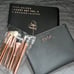 Zoeva rose golden luxury set vol 3, 8 brushes and clutch