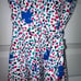 VICKYTIEL Floral Funfetti Print Split Short Sleeve Full Wrap Hi-Low Dress