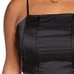 Women's NORDSTROM BP. Seamed Satin Cropped Camisole Top -Black - Size: 4X - NWT