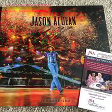 Jason Aldean Burn It Down Signed RARE Promo Book JSA COA AUTOGRAPH No CD Vinyl