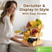 3-Tier Bamboo Fruit & Vegetable Storage Organizer