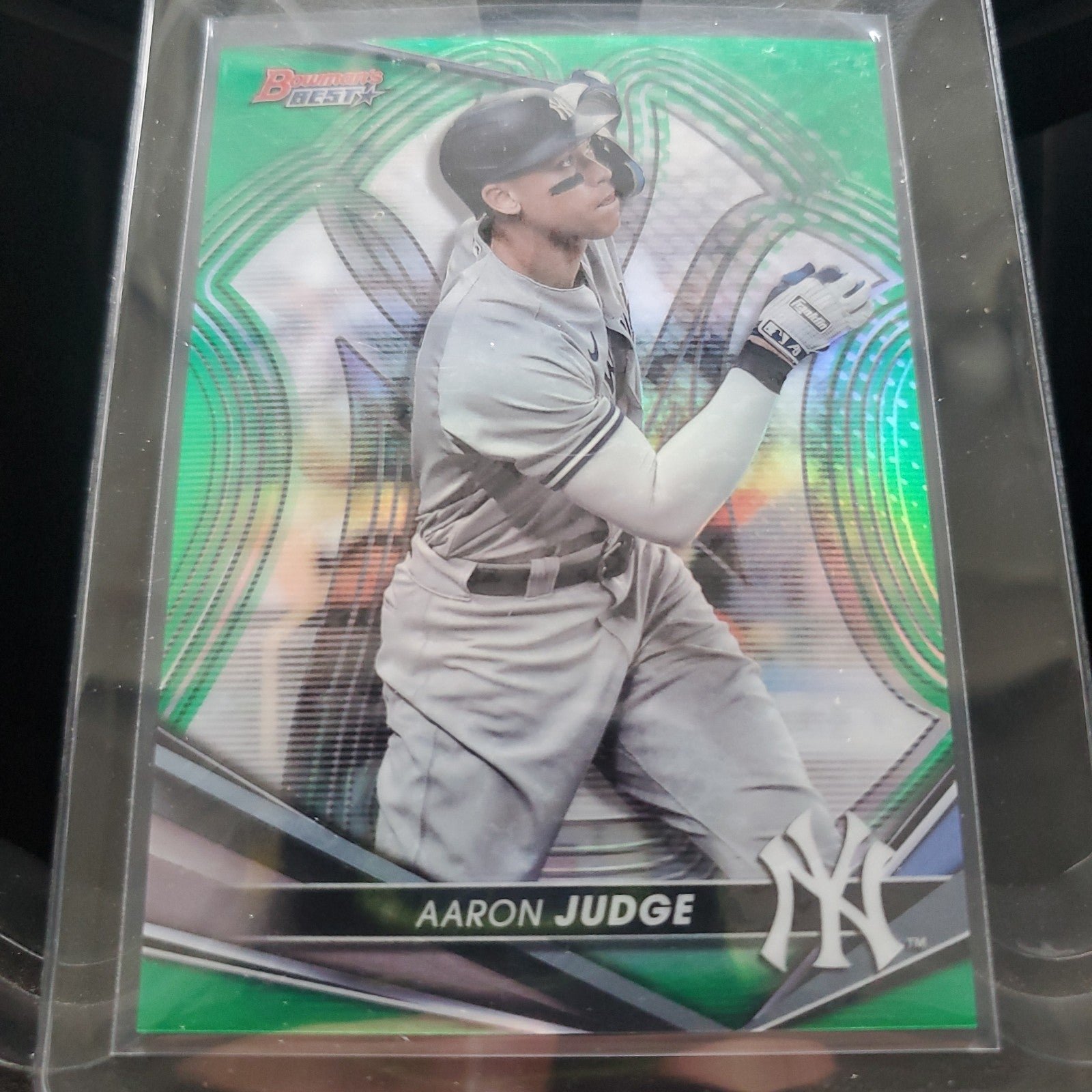 2022 aaron judge Green refractor only 40/99 MVP AL HR record holder