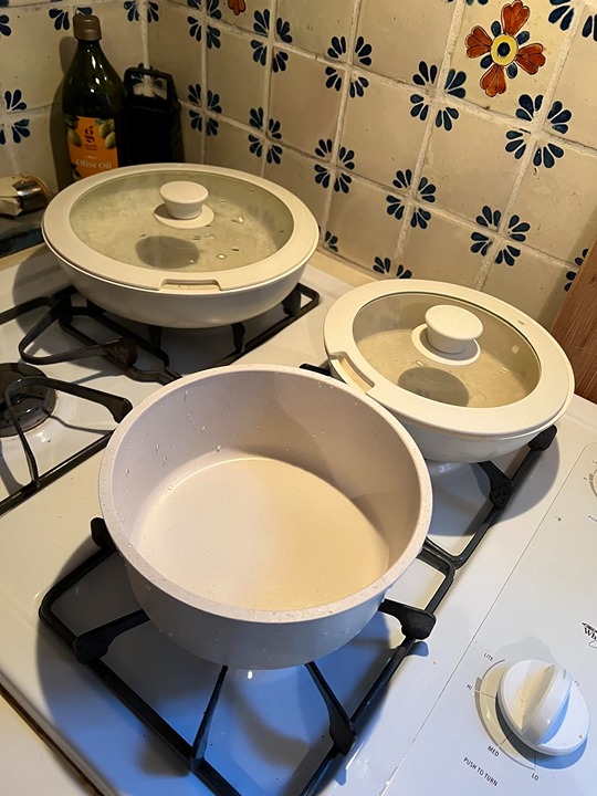 CAROTE 11pcs Pots and Pans Set, Nonstick Cookware Detachable/Removable Handle, I