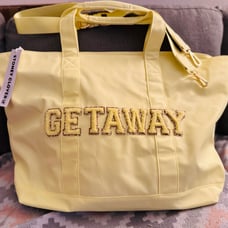 Stoney Clover Lane NWT Getaway Tote Bag in Banana