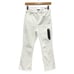 J.Crew Factory Petite flare crop high-rise white jean in signature stretch 26P