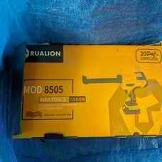 Rualion Cordless Caulking Gun 20V Electric Charger 2X2.0Ah Li-Battery MOD 8505