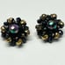 Vintage Western Germany Beaded Flower Earrings