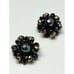 Vintage Western Germany Beaded Flower Earrings