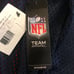 NWT New England Patriots MESH Hoodie Womens Large Blue Pullover w/Red Tank Top