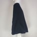 Vintage 80's Lizwear Black Denim Button-Front Skirt