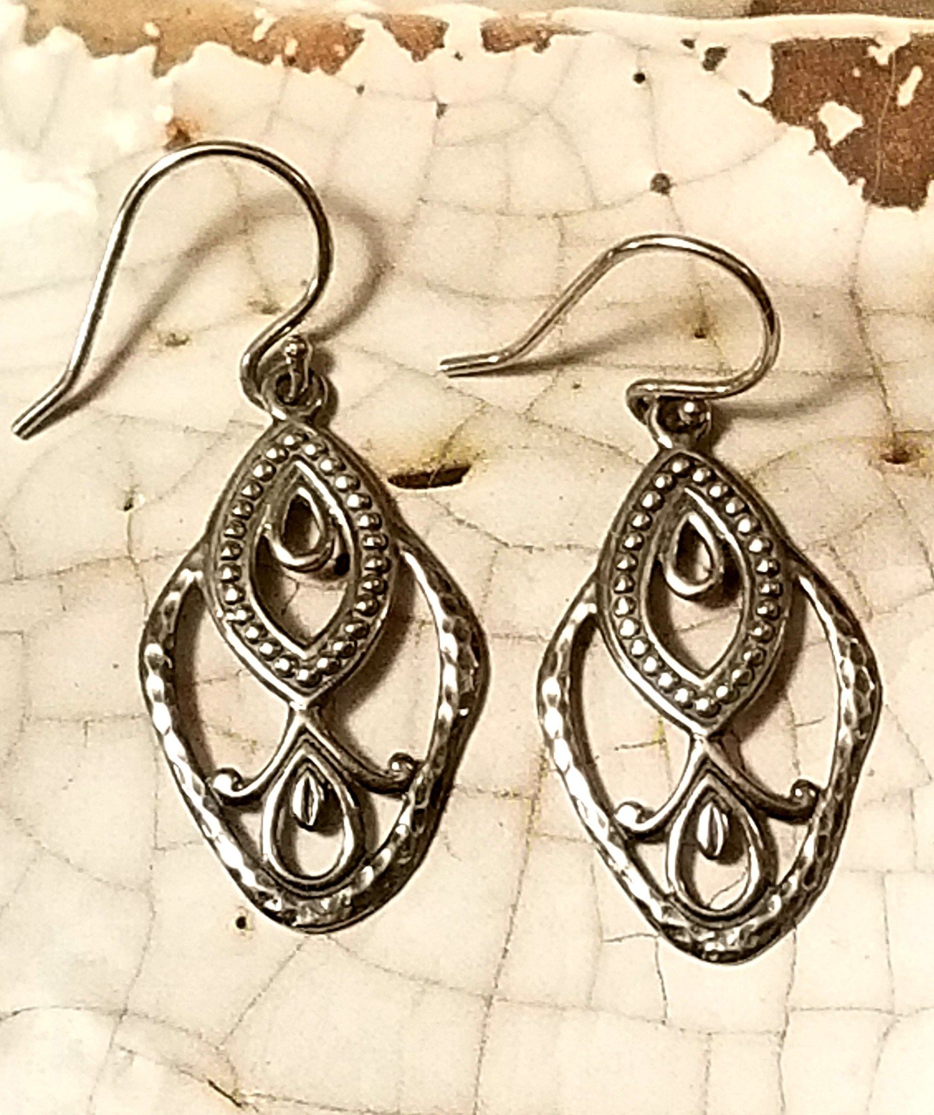 Silpada Sterling Silver Art Deco Earrings