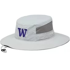 Washington Huskies Unisex Columbia Bucket Omni-Shade Boonie Hat Gray New