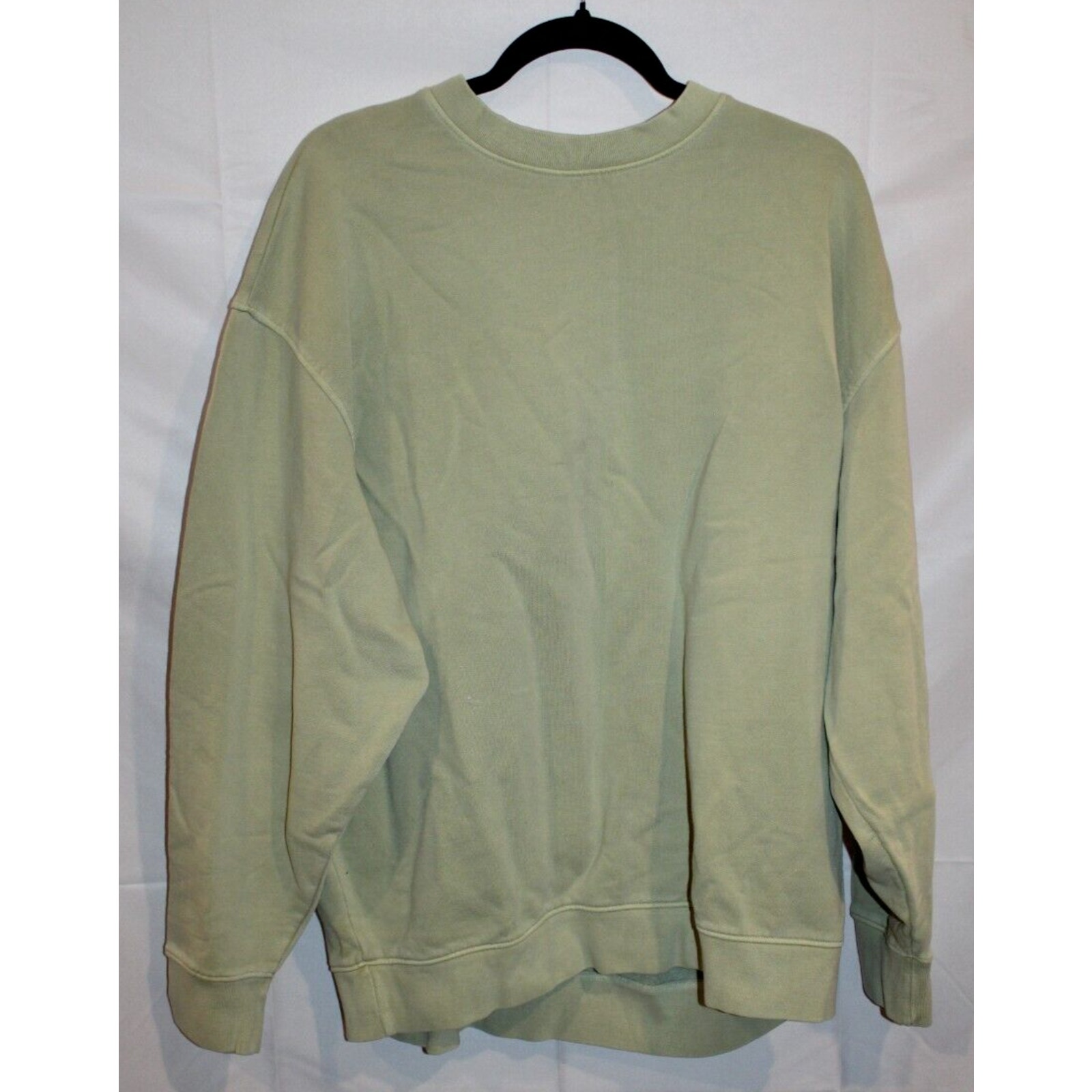 MATE the Label Organic Fleece Oversized Sweatshirt GREEN SZ M/L NEW 128