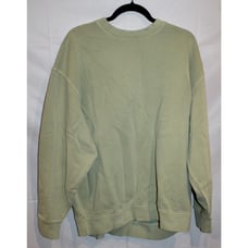 MATE the Label Organic Fleece Oversized Sweatshirt GREEN SZ M/L NEW 128