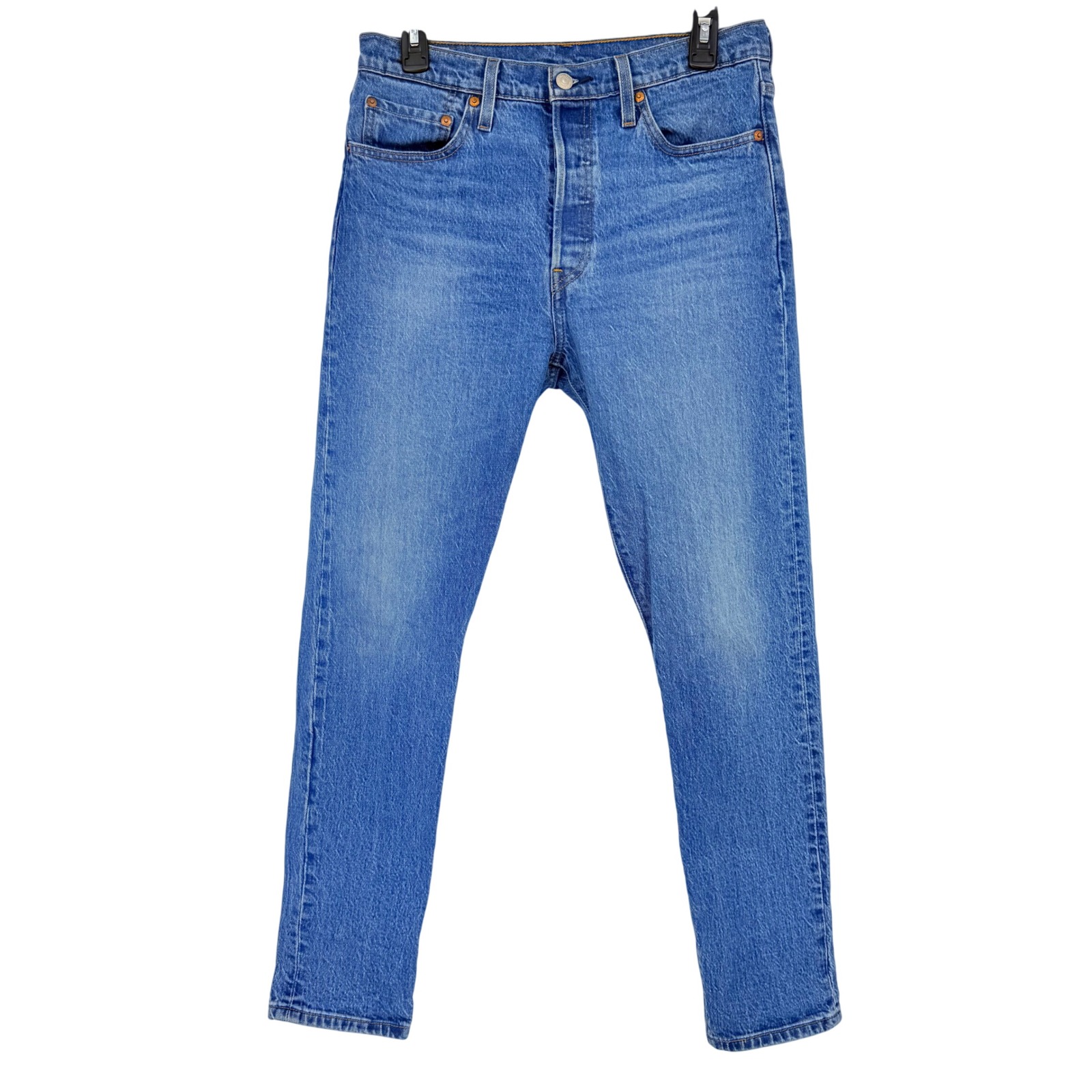 Levi's Premium Denim 501 Button Fly Stone Washed Jean's Women's Size 29 x 30