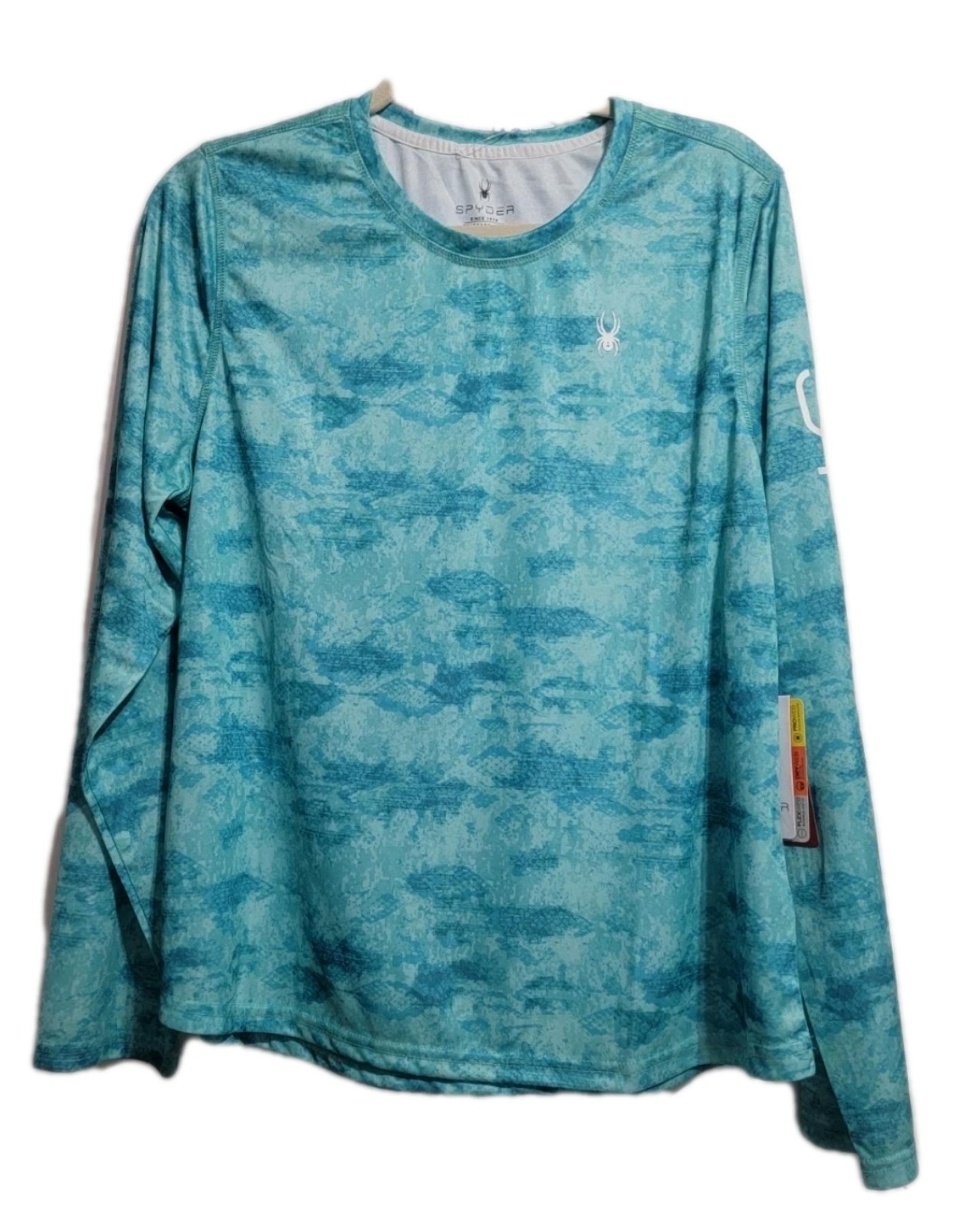 Spyder Women's Long Sleeve Aquamarine Shirt XL