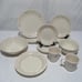 Vintage Corelle English Breakfast beige dishes plates bowls mugs 21 PIECE SET