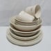Vintage Corelle English Breakfast beige dishes plates bowls mugs 21 PIECE SET
