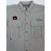 Auburn Tigers Mens XL Vented Fishing Shirt Plaid LS Zipper Pocket War Eagle