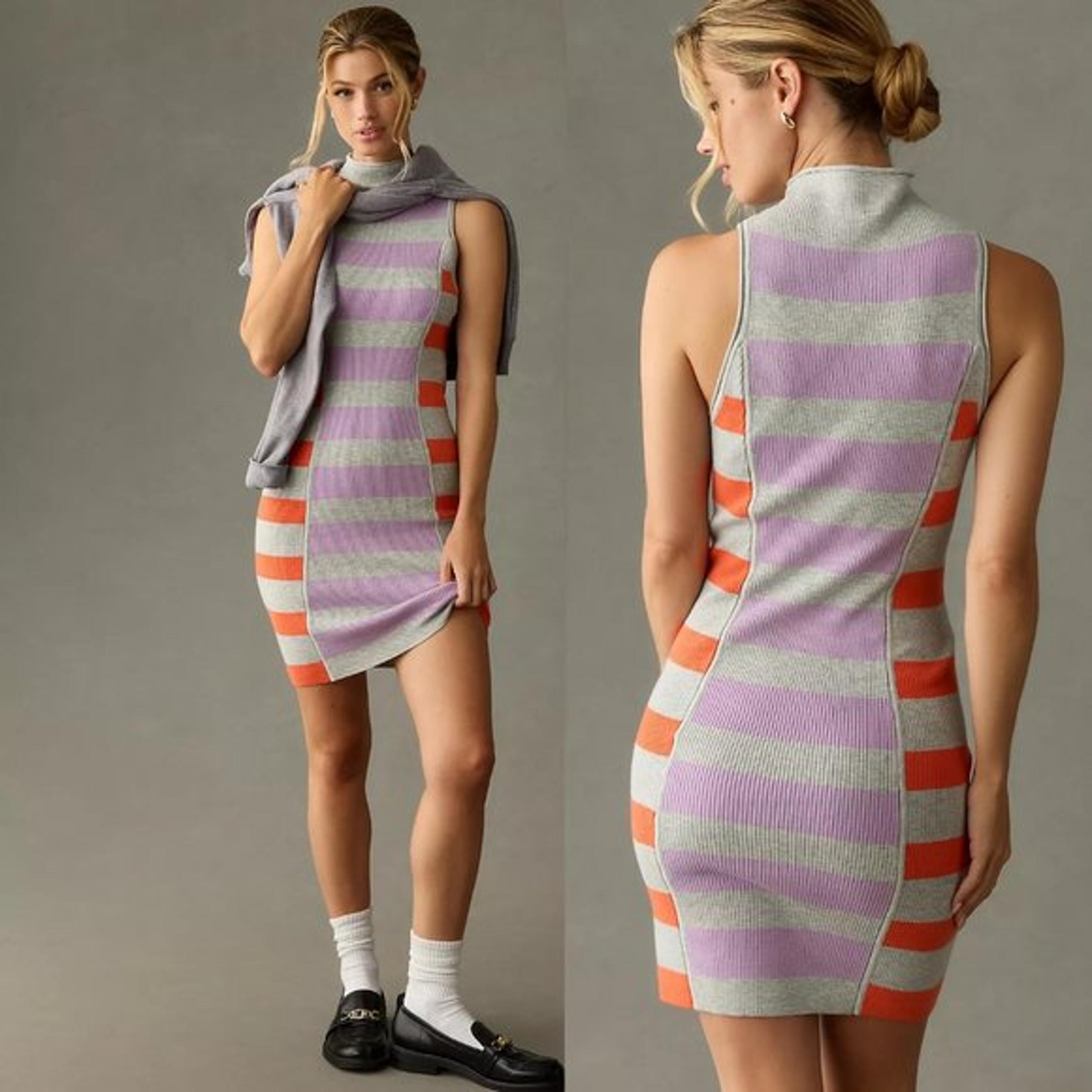 Daily Practice by Anthropologie Sleeveless Mock-Neck Sweater Dress 1x new