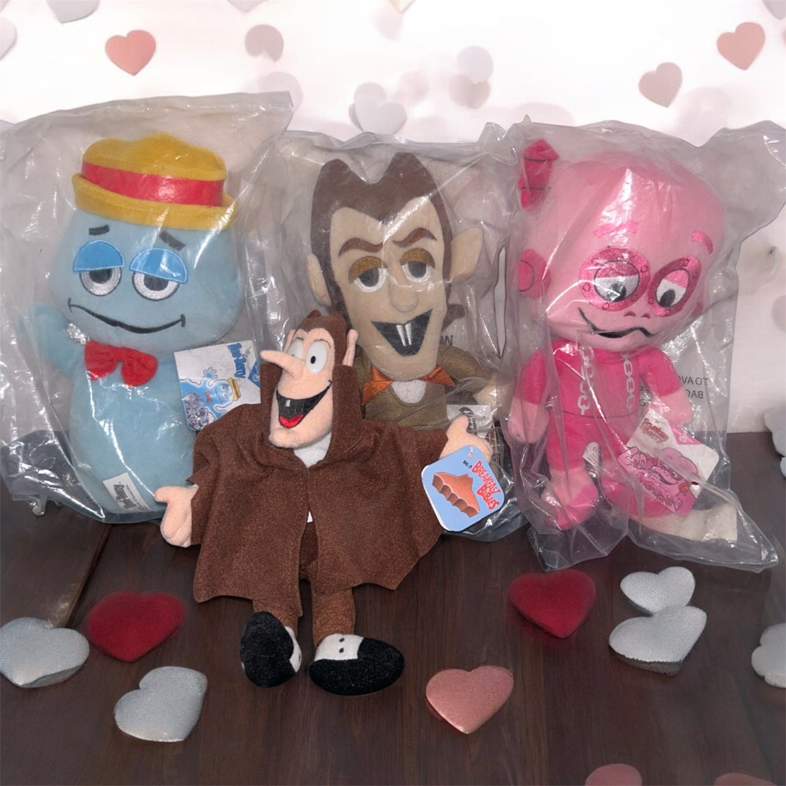 Funko Monster Cereal Plushies SET Count Chocula, Franken Berry, Boo Berry (NEW)