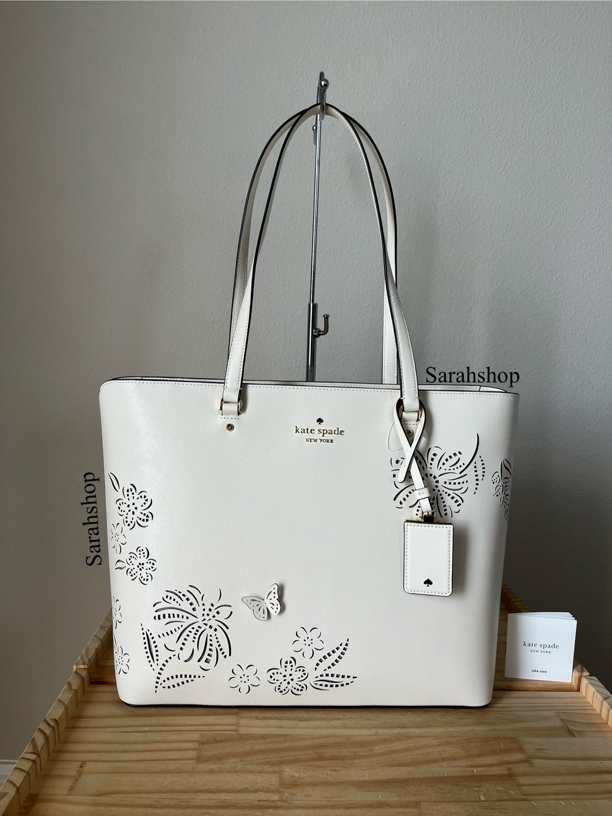 日本未入荷 Kate Spade KL041 Perforated Perfect Tote A4収納可 Kate Spade KL041 Perforated Perfect Tote, Meringue | eBay