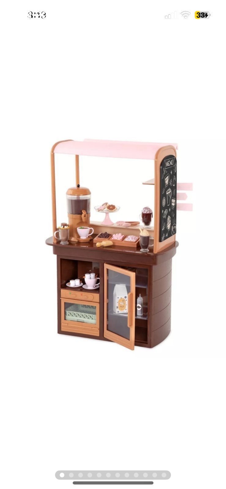 Our Generation Hot Chocolate Stand & Accessories Set For 18” Dolls