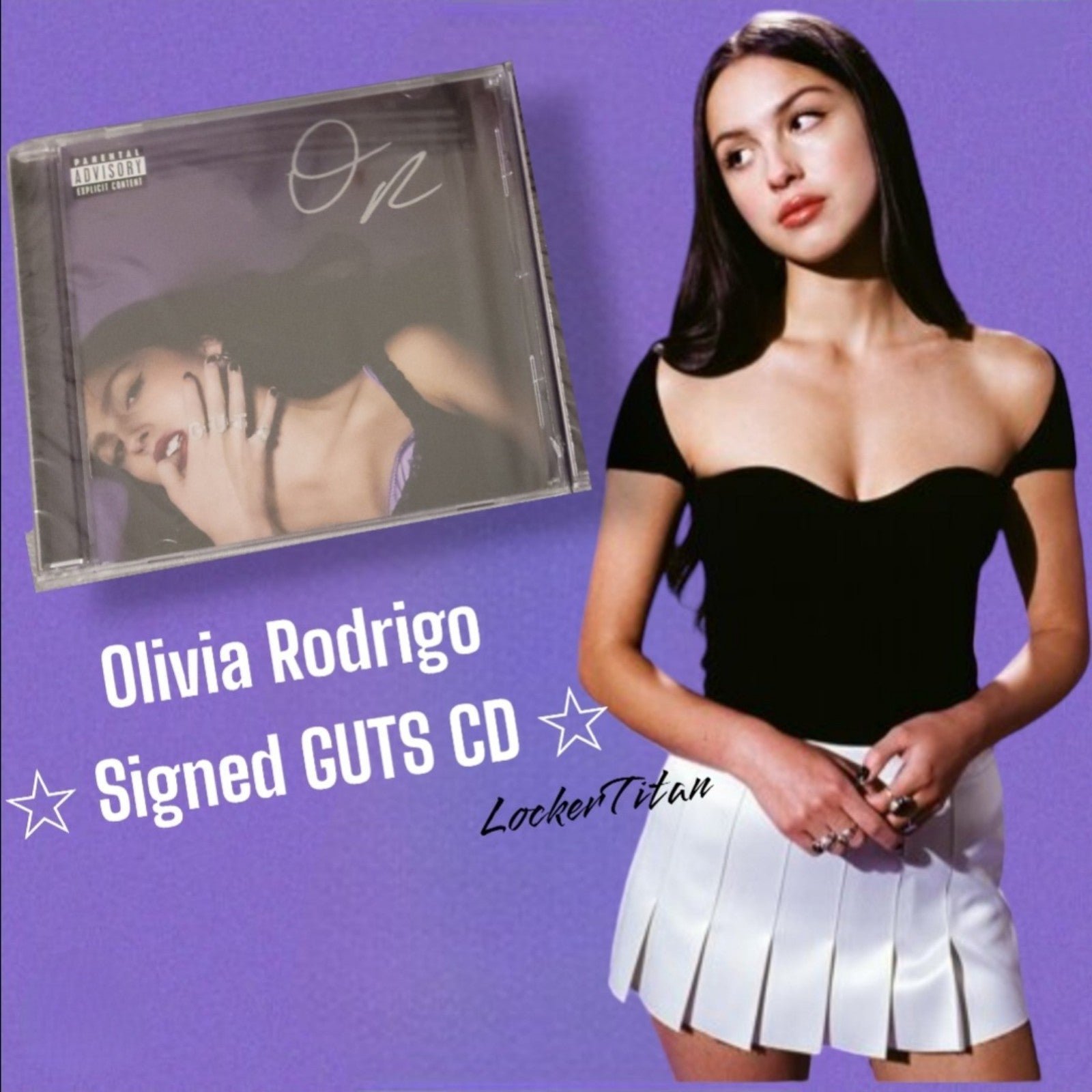 Olivia Rodrigo - Signed GUTS - Autographed CD