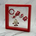 Pop Mart AUTHENTIC POP BEAN Keychain Bag Pendant Handmade Decorations Code 128