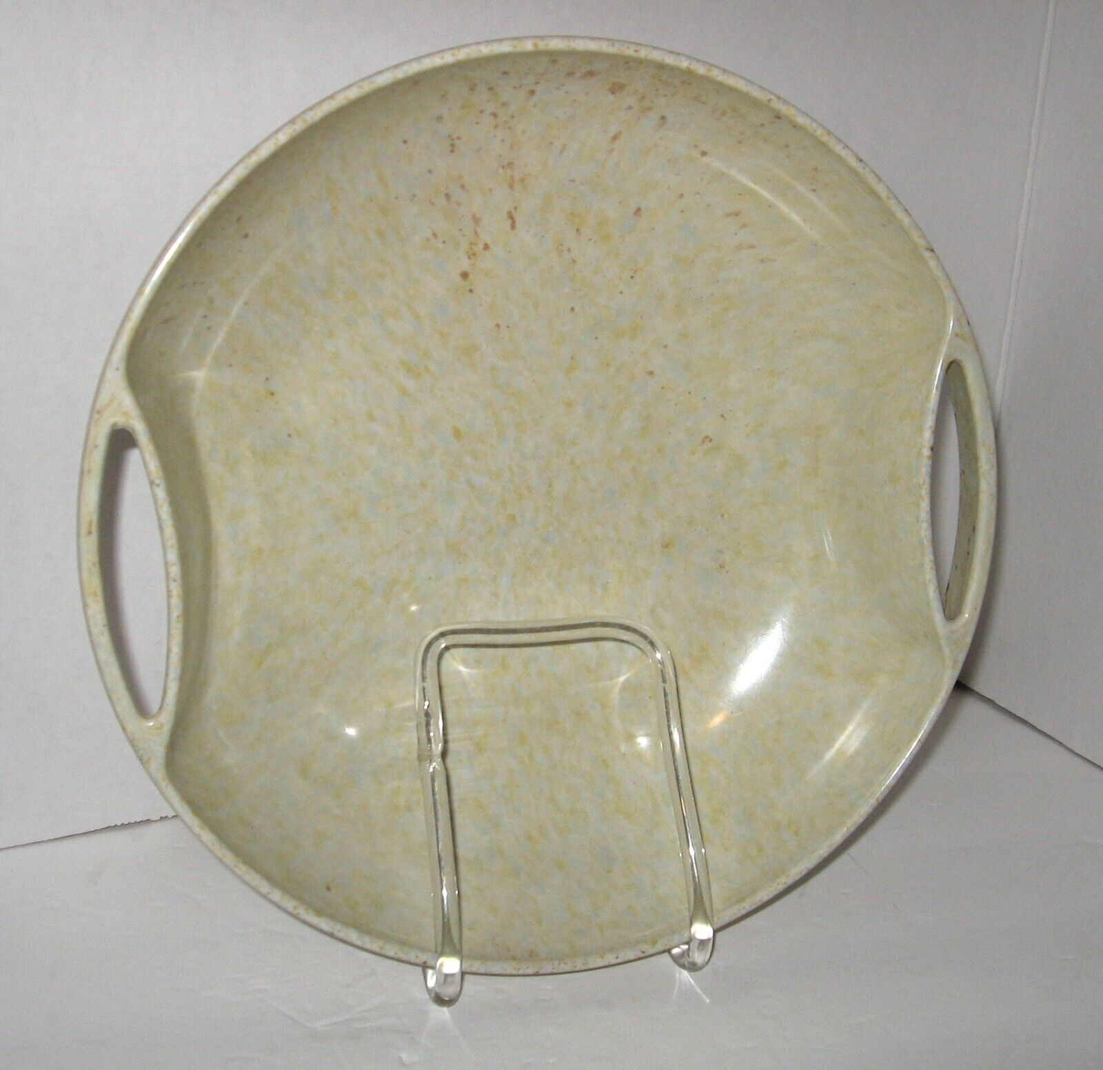 VTG 12 MELAMINE 2 HANDLE SERVING BOWL - NO MAKERS MARK