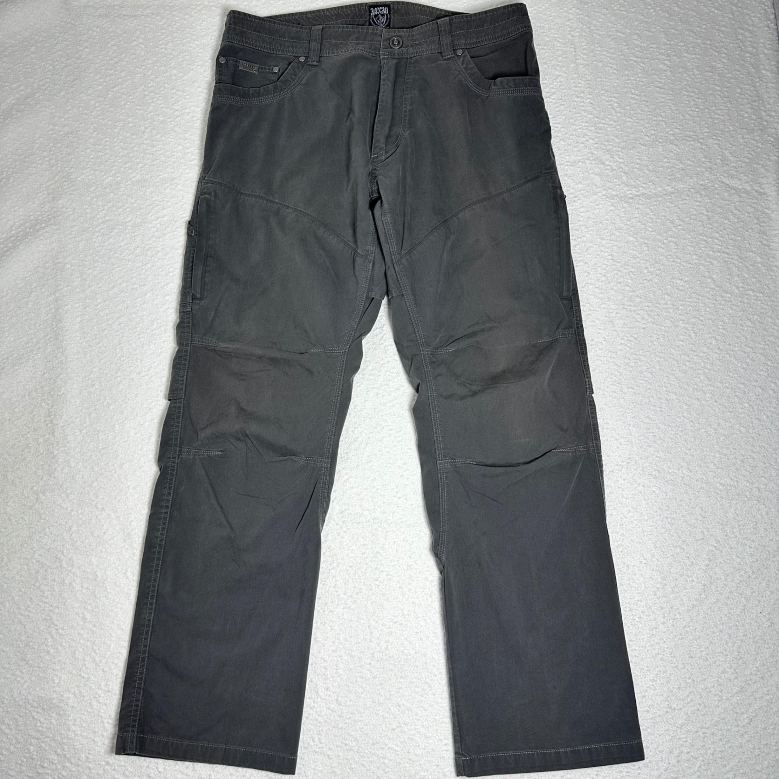 Kuhl Konfidant Air Work Cargo Pants Hiking Utility Vintage Patina Dye Sz 34x30