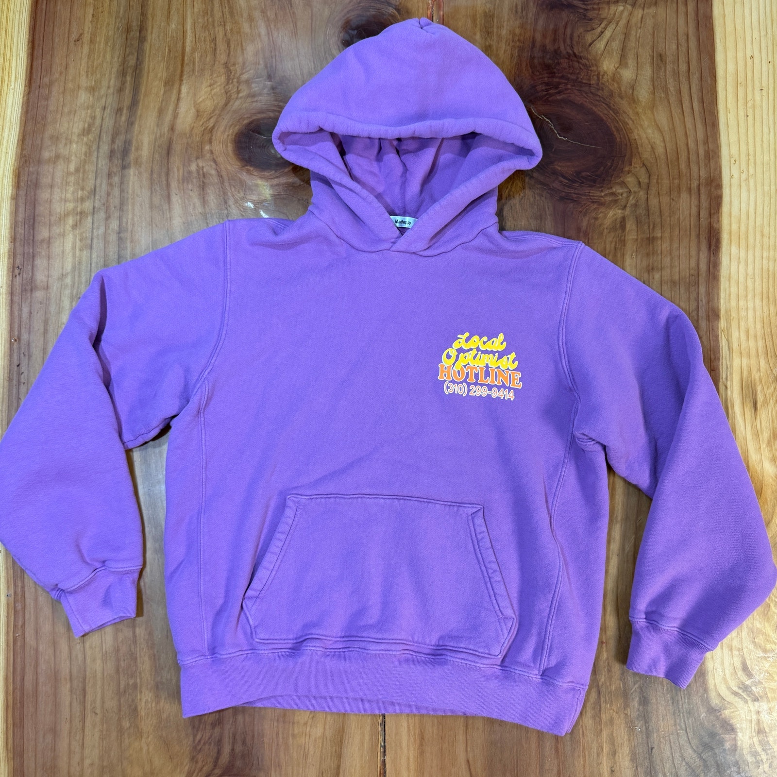Madhappy Sweatshirt L Crew Hoodie Sharing Is Caring Hotline Local Optimist GG8
