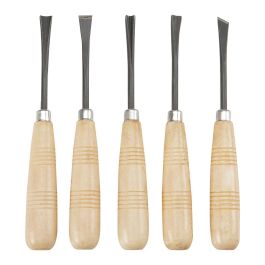 Woodcarving Chisel Set, 5 Piece Made to last Forever Strong