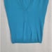 THEORY Size P/Small Teal Azelia Nouvelle Merino Wool Knit V-Neck Sweater Vest