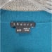 THEORY Size P/Small Teal Azelia Nouvelle Merino Wool Knit V-Neck Sweater Vest