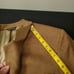 Bill Blass Vintage Brown 100% Camel Hair Jacket Blazer 46R Paisley Lining Solid